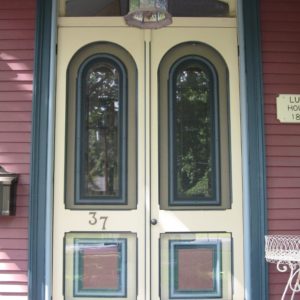 Arched Double Wood Storm Doors From Victoriana East