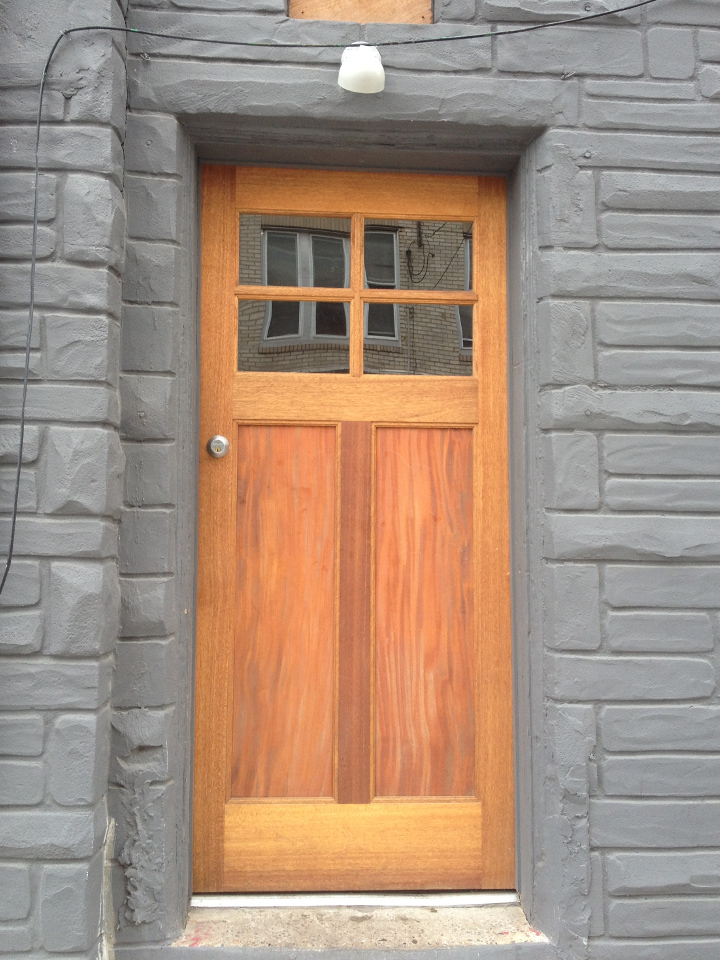 two-panel door